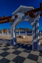 beautiful landmark in Benidorm viewpoint with interesting architecture Royalty Free Stock Photo