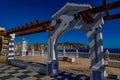 beautiful landmark in Benidorm viewpoint with interesting architecture Royalty Free Stock Photo