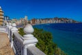 beautiful landmark in Benidorm viewpoint with interesting architecture Royalty Free Stock Photo