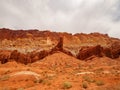 Beautiful landsacpe along the Scenic drive of Capitol Reef National Park Royalty Free Stock Photo