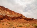 Beautiful landsacpe along the Scenic drive of Capitol Reef National Park Royalty Free Stock Photo