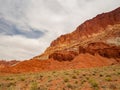 Beautiful landsacpe along the Scenic drive of Capitol Reef National Park Royalty Free Stock Photo