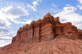 Beautiful landsacpe along the Scenic drive of Capitol Reef National Park Royalty Free Stock Photo