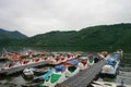 Beautiful landsacpe around Liyu Carp Lake in a cloudy day