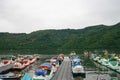 Beautiful landsacpe around Liyu Carp Lake in a cloudy day