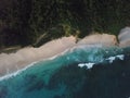 Beautiful landscape aerial view at Bawana beach, Southwest Sumba island