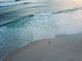 Beautiful landscape aerial view at Bawana beach, Sumba island