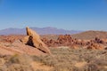 Beautiful landscape along the Firewave Trail of the Valley of Fire State Park Royalty Free Stock Photo