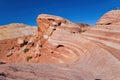 Beautiful landscape along the Firewave Trail of the Valley of Fire State Park Royalty Free Stock Photo