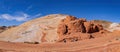 Beautiful landscape along the Firewave Trail of the Valley of Fire State Park Royalty Free Stock Photo
