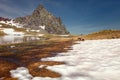 Beautiful landscape with the Anayet in the background, Parc national des Pyrenees, Spain. Royalty Free Stock Photo