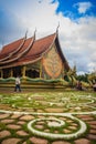 Beautiful landscape and architecture at Wat Sirindhorn Wararam P