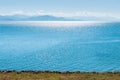 Beautiful landscape of Armenia - Lake Sevan in the sunshine Royalty Free Stock Photo