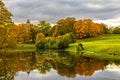 Beautiful landscape in autumn colors background Royalty Free Stock Photo