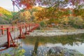 Beautiful landscape in autumn at Korankei, Japan Royalty Free Stock Photo