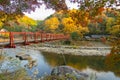 Beautiful landscape in autumn at Korankei, Japan Royalty Free Stock Photo