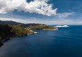 Beautiful landscape at Bahia Concha Beach, Tayrona National Park, Colombia