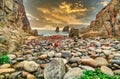 Beautiful landscape, beach and cove, Garrapata State Park, Big Sur, California, USA Royalty Free Stock Photo