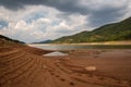 Beautiful landscape of Bebresh Dam, Bulgaria Royalty Free Stock Photo