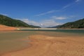 Beautiful landscape of Bebresh Dam, Bulgaria Royalty Free Stock Photo