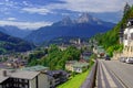 Beautiful landscape of Berchtesgaden town