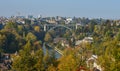 Beautiful landscape of Bern with old bridge Royalty Free Stock Photo