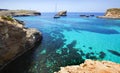 Blue Logoon of Malta Royalty Free Stock Photo