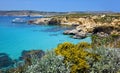 Blue Logoon of Malta Royalty Free Stock Photo