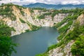 Beautiful landscape with blue sky of Grand Canyon in Thailand Royalty Free Stock Photo