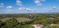 Beautiful landscape of BÃÂ©ziers from a view pointview, HÃÂ©rault, Occitanie, South France