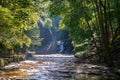 Beautiful landscape on Cascadilla Gorge Trail in Ithaca Royalty Free Stock Photo