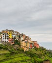 Beautiful landscape of Cinque Terre village, Corniglia, Italy Royalty Free Stock Photo