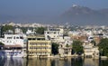 Beautiful landscape the city of Udaipur and the lake Pichola in India