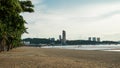 Pattaya beach, Pattaya city, Thailand. Pattaya beach is the best point and popular tourists to visit rest relax play sport