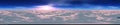 Panoramic sunrise over clouds Royalty Free Stock Photo