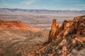 Beautiful landscape of Colorado National Monument, Colorado. Royalty Free Stock Photo