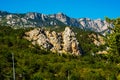 Beautiful landscape of Crimea mountain in front of sky Royalty Free Stock Photo