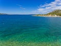 Beautiful landscape of Dalmatian coast Croatian Royalty Free Stock Photo