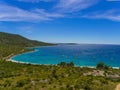 Beautiful landscape of Dalmatian coast Croatian Royalty Free Stock Photo