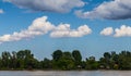 Beautiful landscape Danube Serbia