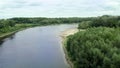 Beautiful landscape with Desna river in Chernihiv