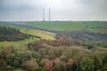 Beautiful landscape at dover castle and green cover Royalty Free Stock Photo