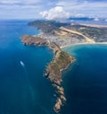 Beautiful landscape in Eo Gio, Quy Nhon, Vietnam from above