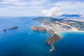 Beautiful landscape in Eo Gio, Quy Nhon, Vietnam from above