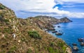 Beautiful landscape in Eo Gio, Quy Nhon, Vietnam from above