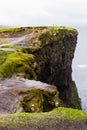 Cliffs of Moher and OBriens Tower Ireland Royalty Free Stock Photo