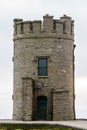 Cliffs of Moher and OBriens Tower Ireland Royalty Free Stock Photo