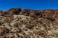 Beautiful landscape of the famous Pico del Teide mountain volcano in Teide National Park, Tenerife, Canary Islands Royalty Free Stock Photo