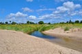 Beautiful landscape at flovt strand beach in Denmark, Ostsee