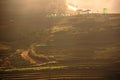 Beautiful landscape and fresh green tea farm Royalty Free Stock Photo